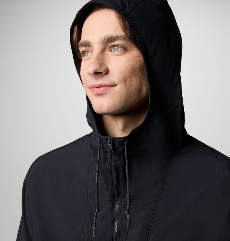 spire valley windjacke mit kapuze für herren – lang