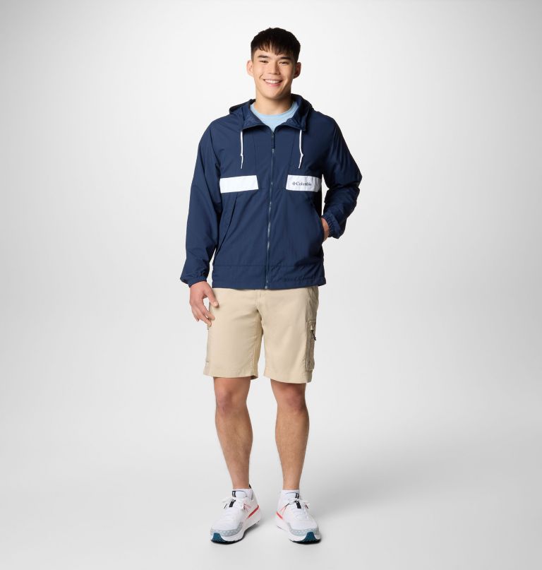 spire valley windjacke mit kapuze für herren – lang
