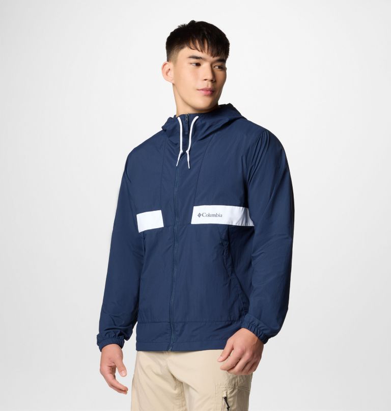 spire valley windjacke mit kapuze für herren – lang