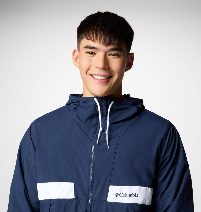 spire valley windjacke mit kapuze für herren – lang